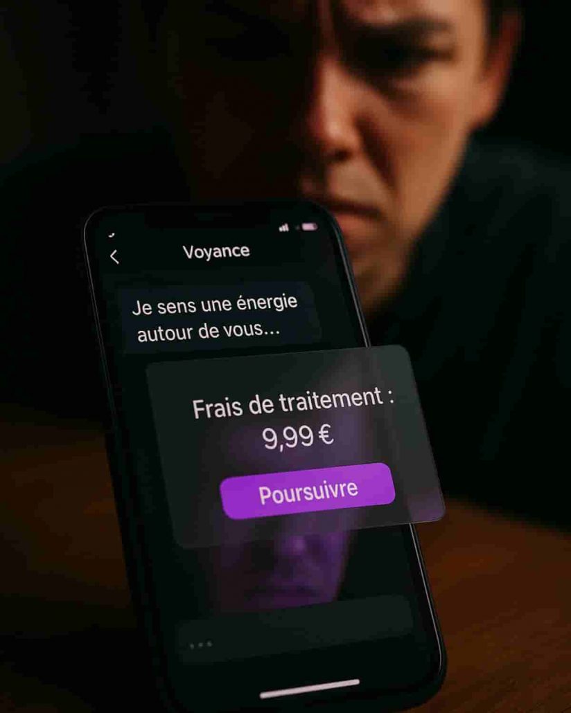 Exemple de pop up d'une guidance par mail gratuite qu'il faut éviter.