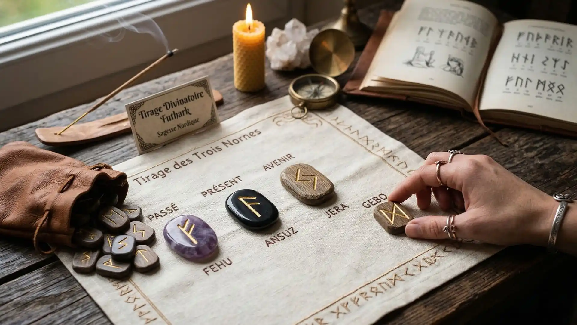 Les runes divinatoires : un support direct, tactile et ancré