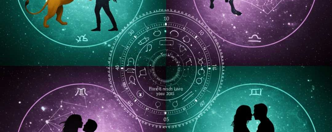 Voyance amoureuse printemps 2025 : alignement astral des âmes sœurs entre Lion, Balance, Gémeaux et Sagittaire. Horoscope et compatibilités cosmiques.