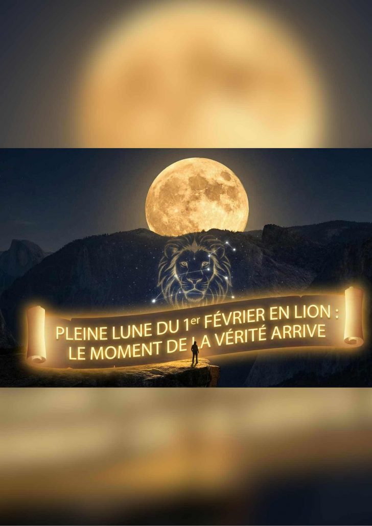 Pleine lune du 1er février 2026