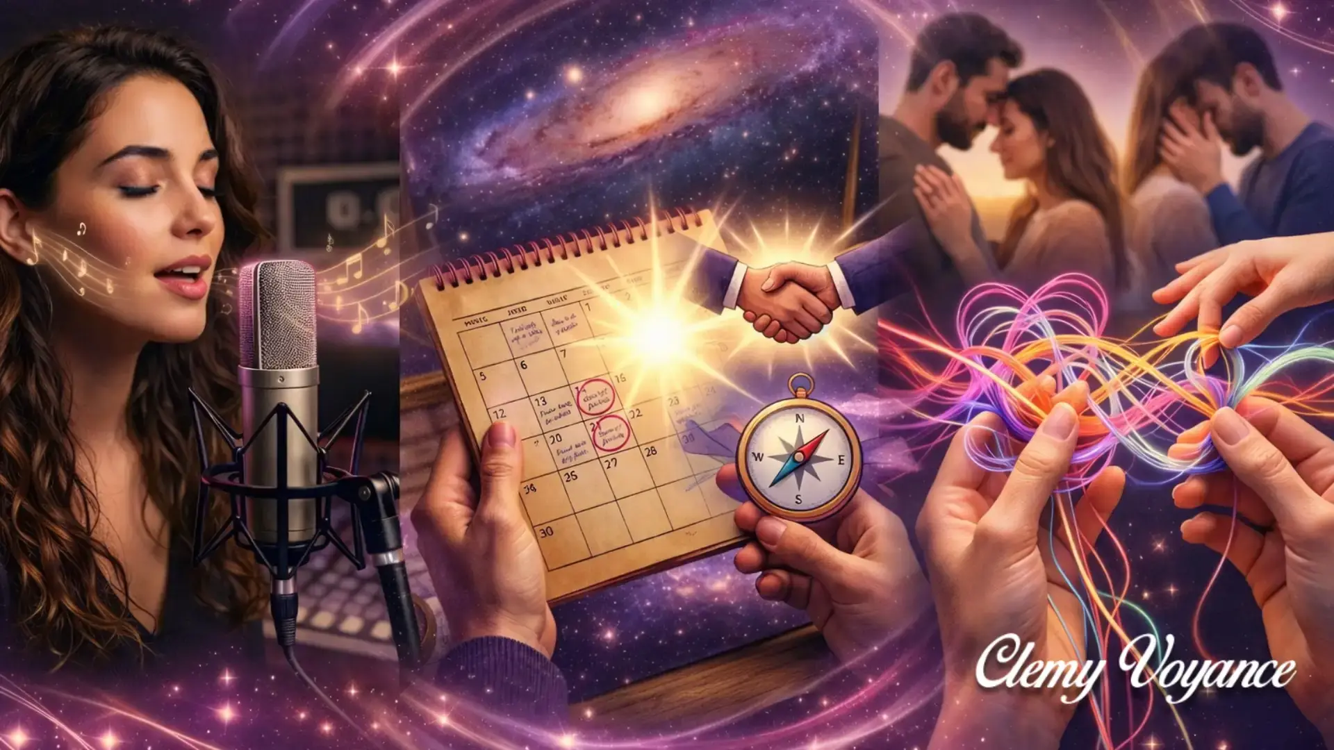 Les trois facultés de Clémy : Clairaudience, Clairvoyance et Clairsentience