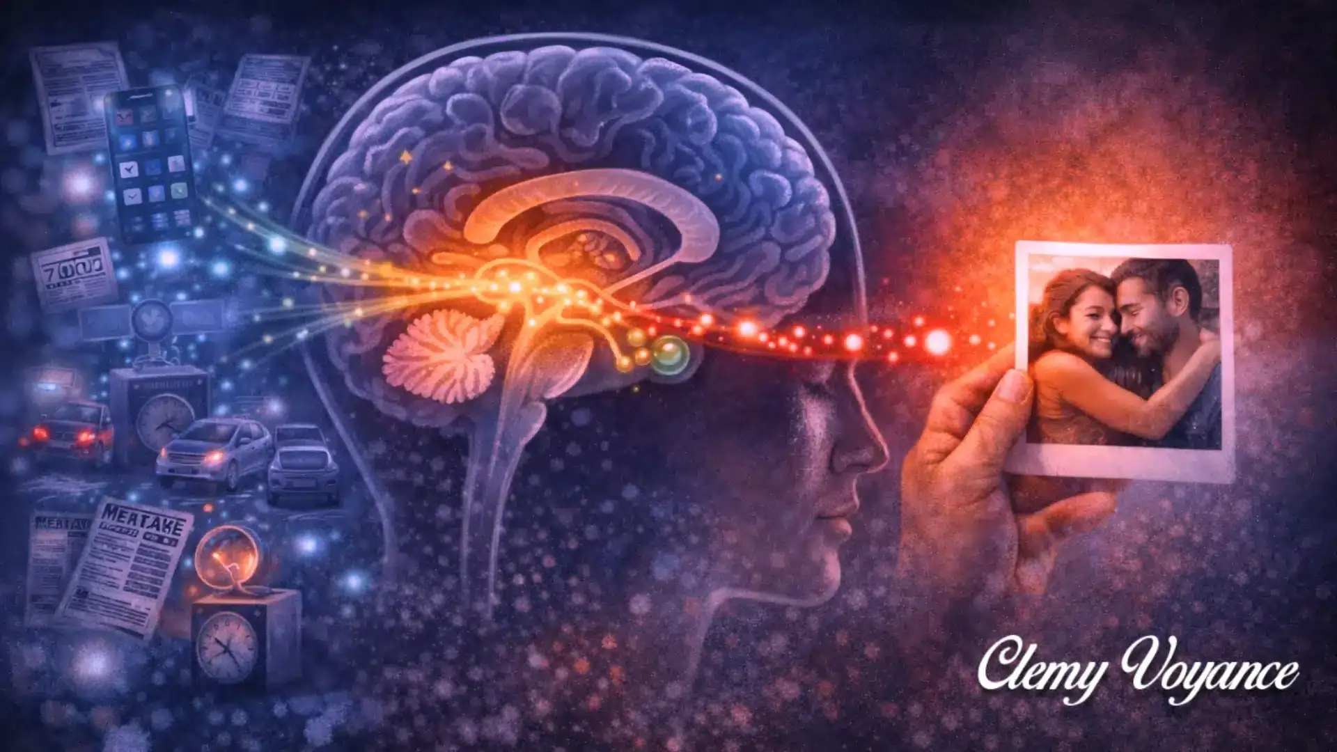 Schéma du Système d'Activation Réticulaire filtrant les informations pour focus sur l'ex