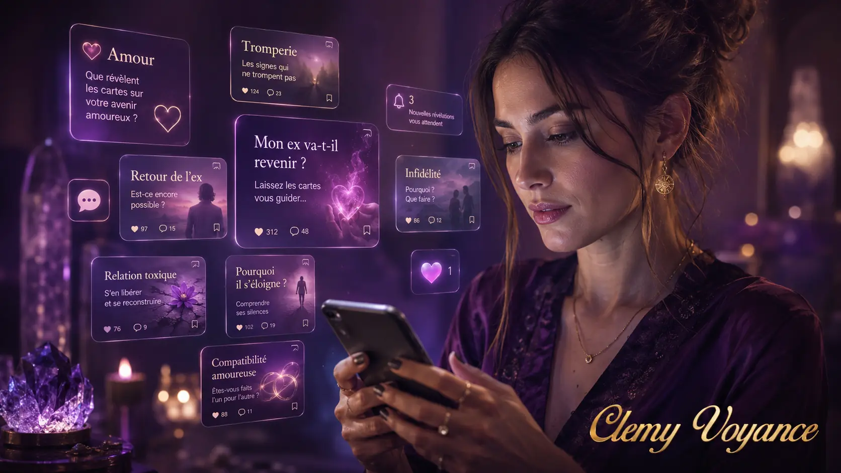 Question sentimentale lors d’un échange de voyance sérieuse par téléphone